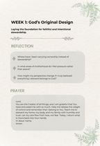 Rooted In His Design: 30 Day Devotional (Preorder PDF Version)