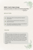 Rooted in His Design: A 30-day Christian Motherhood Devotional (Paperback)